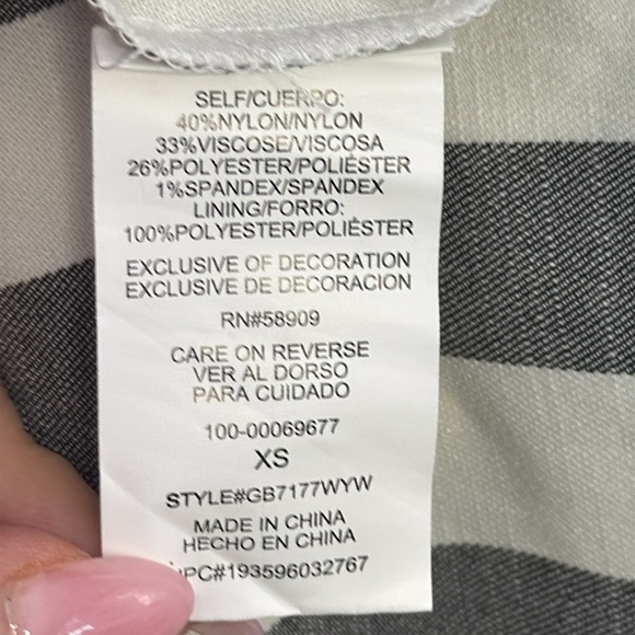 Gianni Bini Striped Halter Dress - Picture 9 of 10